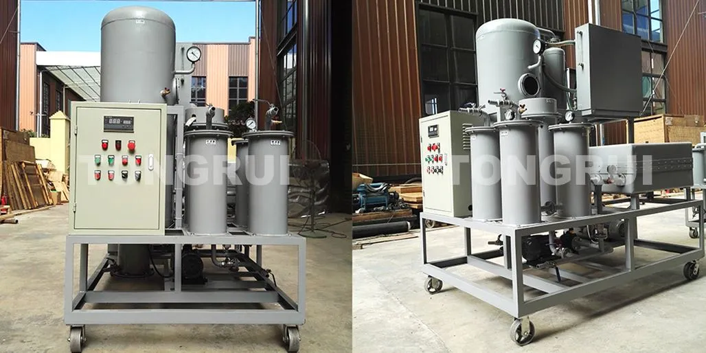 oil purification to remove water 